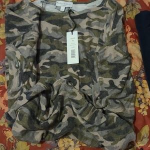 Michael stars-Verna Dolman Sleeve Knit Top